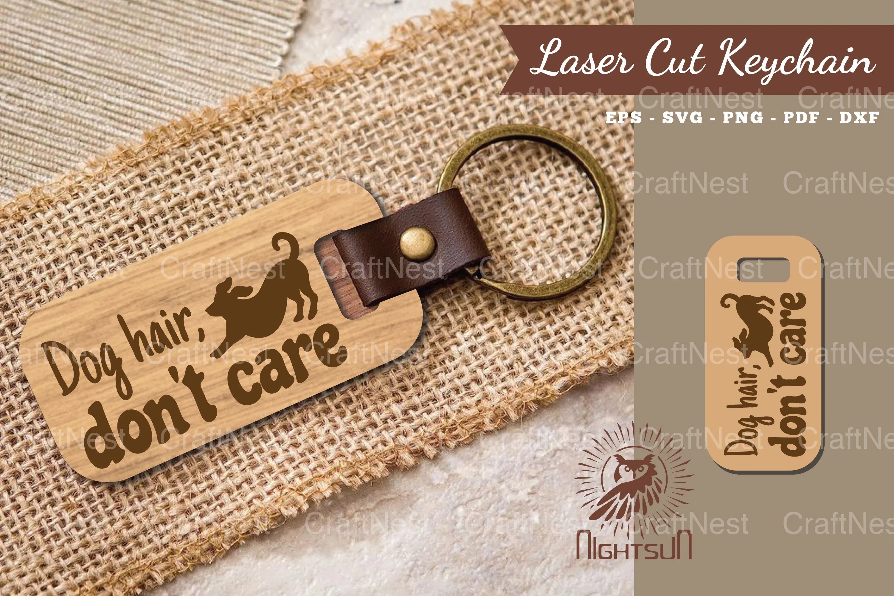 Dog Quotes Laser Cut Keychain Bundle - CraftNest - Digital Crafting and Art
