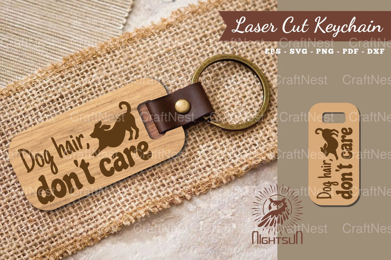 Dog Quotes Laser Cut Keychain Bundle - CraftNest - Digital Crafting and Art