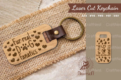 Dog Quotes Laser Cut Keychain Bundle - CraftNest - Digital Crafting and Art