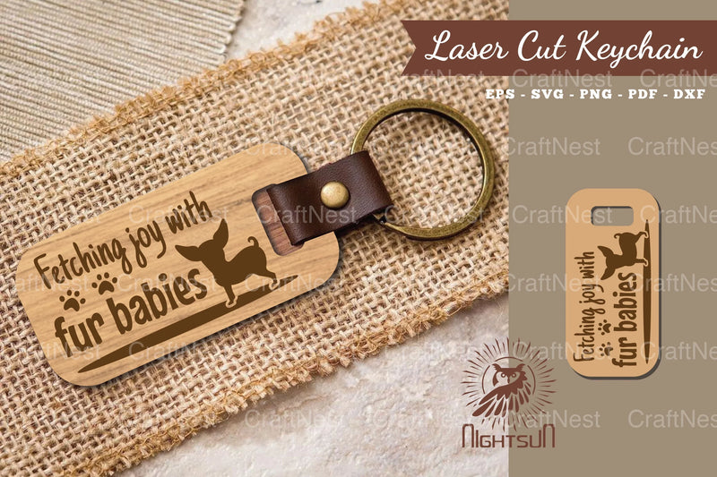 Dog Quotes Laser Cut Keychain Bundle - CraftNest - Digital Crafting and Art