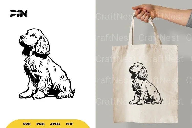 Cocker Spaniel Dog Pet Lovers SVG Bundle - CraftNest - Digital Crafting and Art