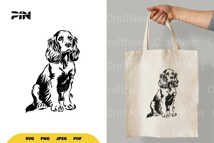 Cocker Spaniel Dog Pet Lovers SVG Bundle - CraftNest - Digital Crafting and Art