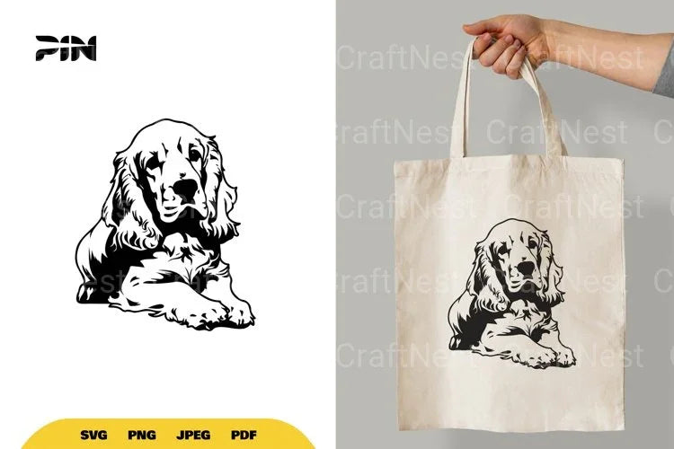 Cocker Spaniel Dog Pet Lovers SVG Bundle - CraftNest - Digital Crafting and Art