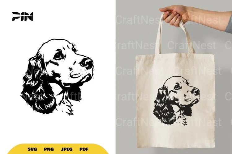 Cocker Spaniel Dog Pet Lovers SVG Bundle - CraftNest - Digital Crafting and Art