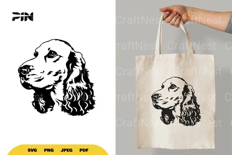 Cocker Spaniel Dog Pet Lovers SVG Bundle - CraftNest - Digital Crafting and Art
