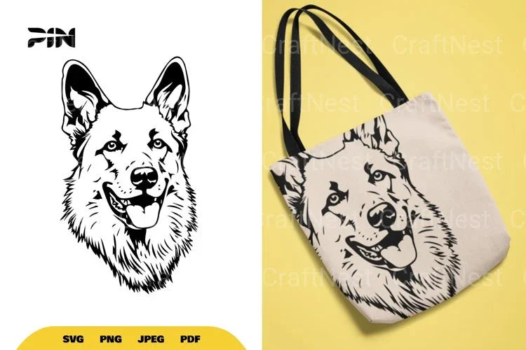 German Shepherd Dog Pet Lovers SVG Bundle - CraftNest - Digital Crafting and Art