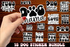Dog Sticker Design Bundle