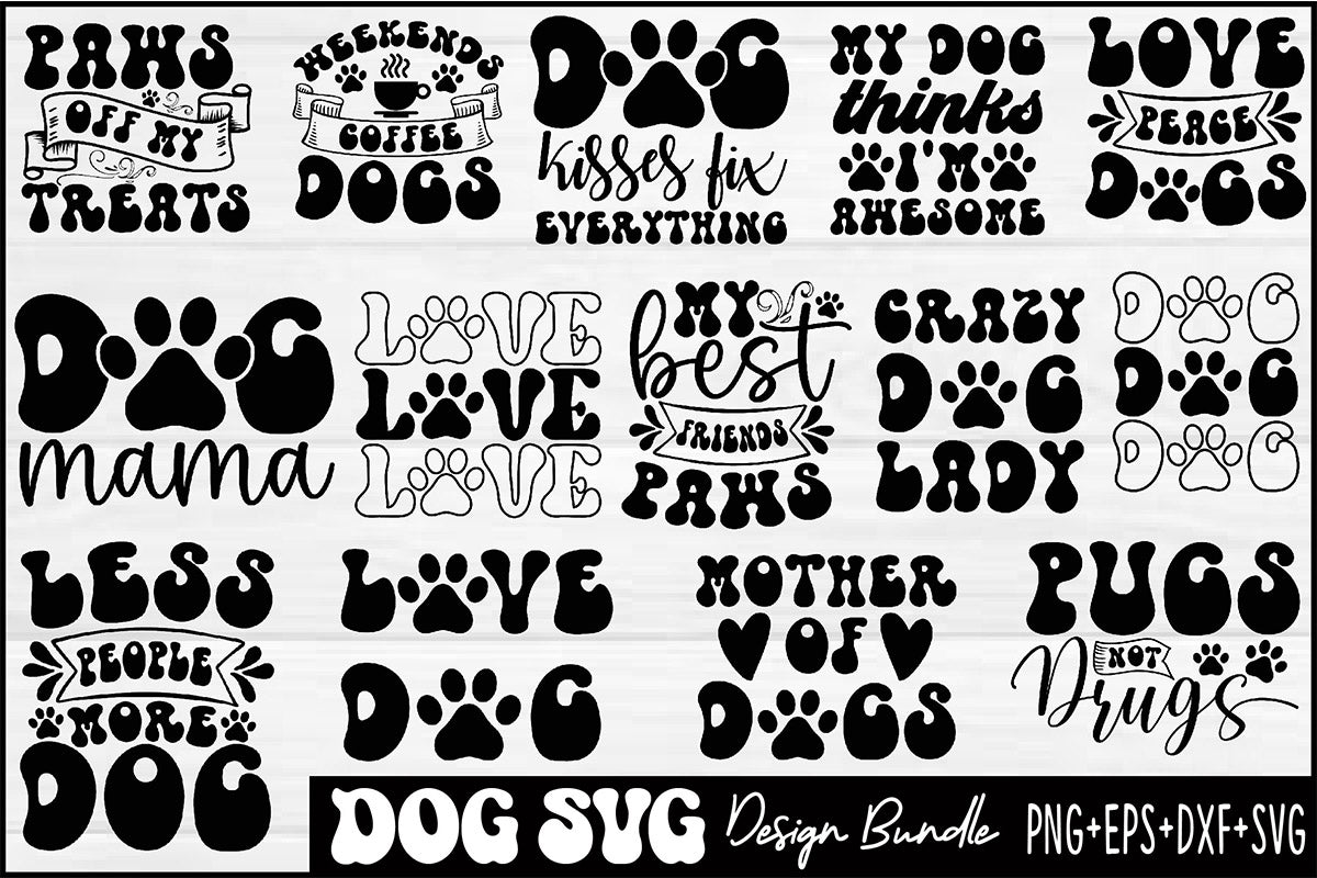 Dog SVG Bundle - CraftNest - Digital Crafting and Art