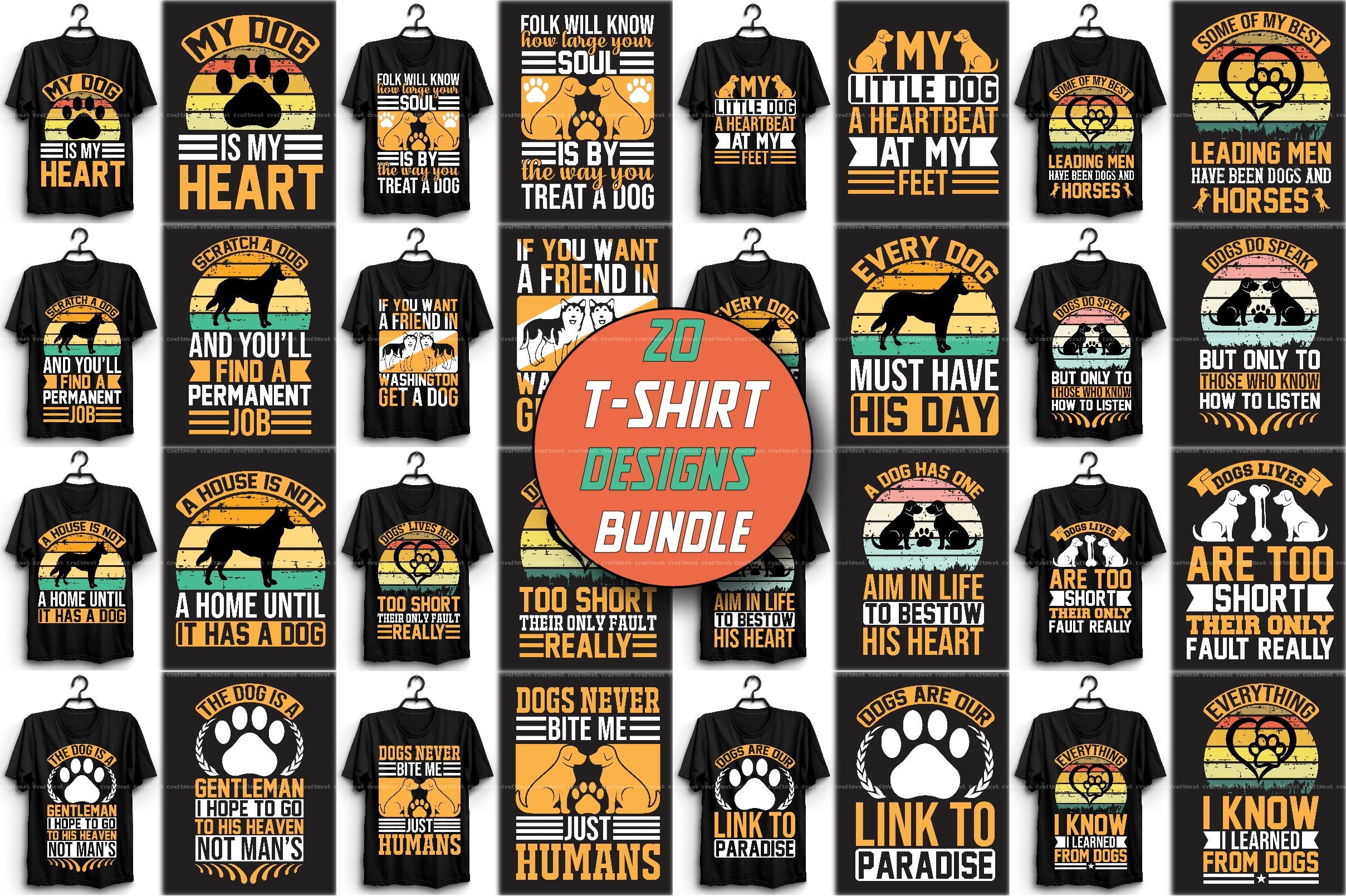 Dog SVG Bundle for Crafting