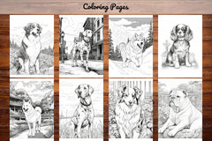 Realistic Dog Coloring Book - CraftNest - Digital Crafting and Art
