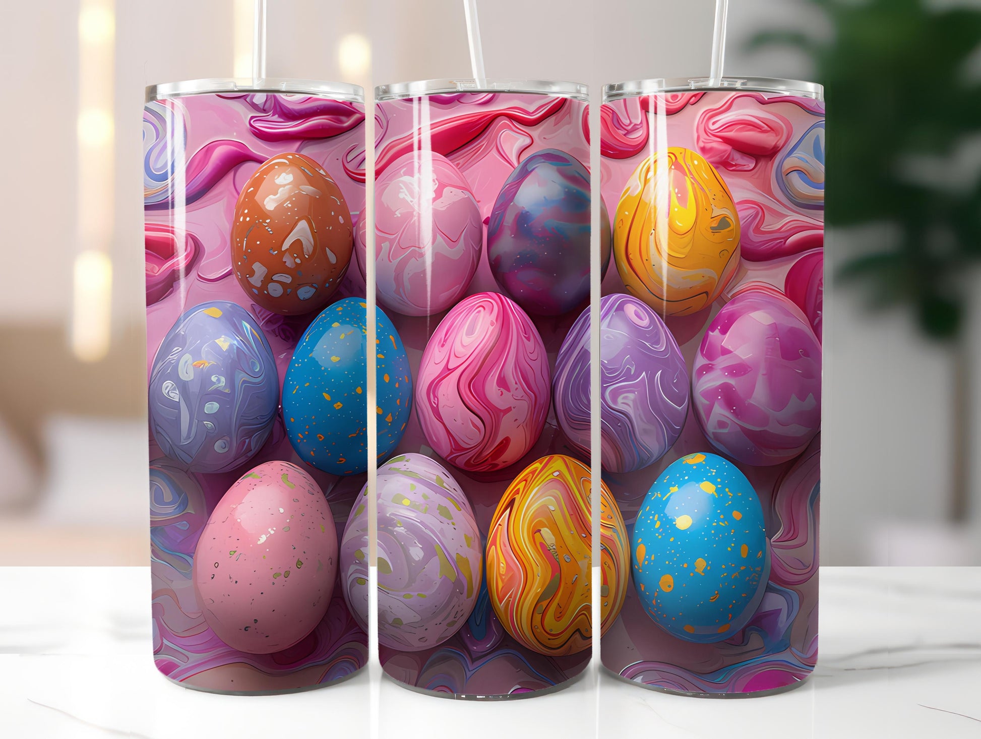 Dogs Easter 3 Tumbler Wrap - CraftNest