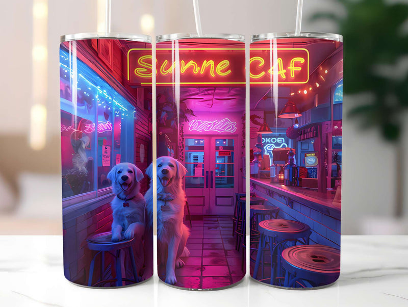 Dogs Summer 2 Tumbler Wrap - CraftNest - Digital Crafting and Art