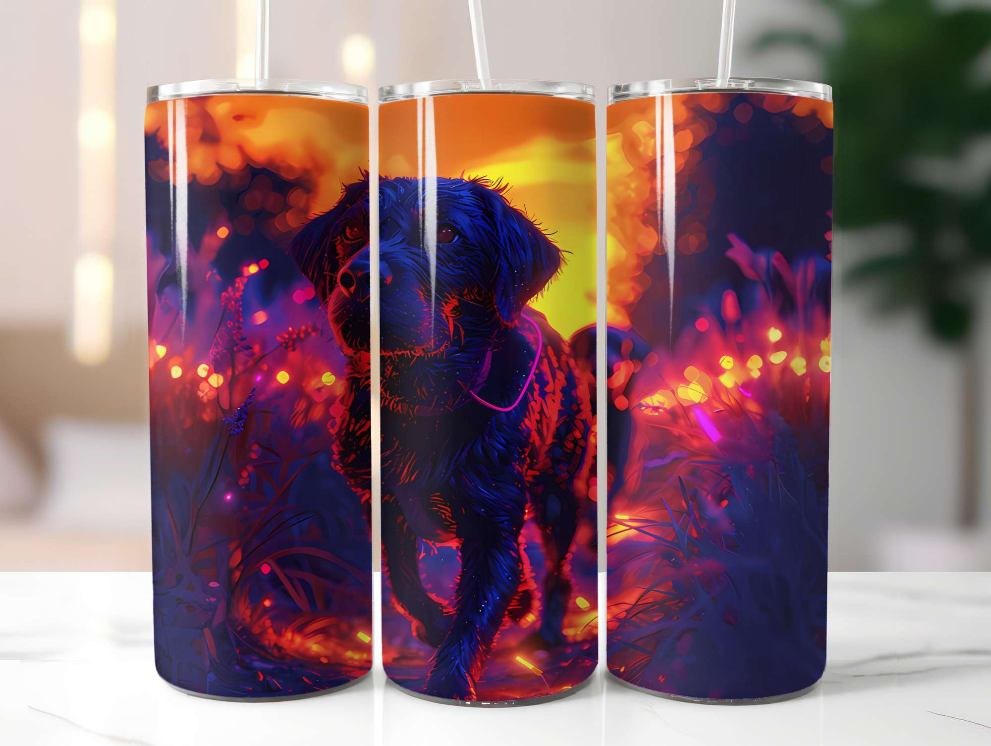 Dogs Summer 3 Tumbler Wrap - CraftNest - Digital Crafting and Art