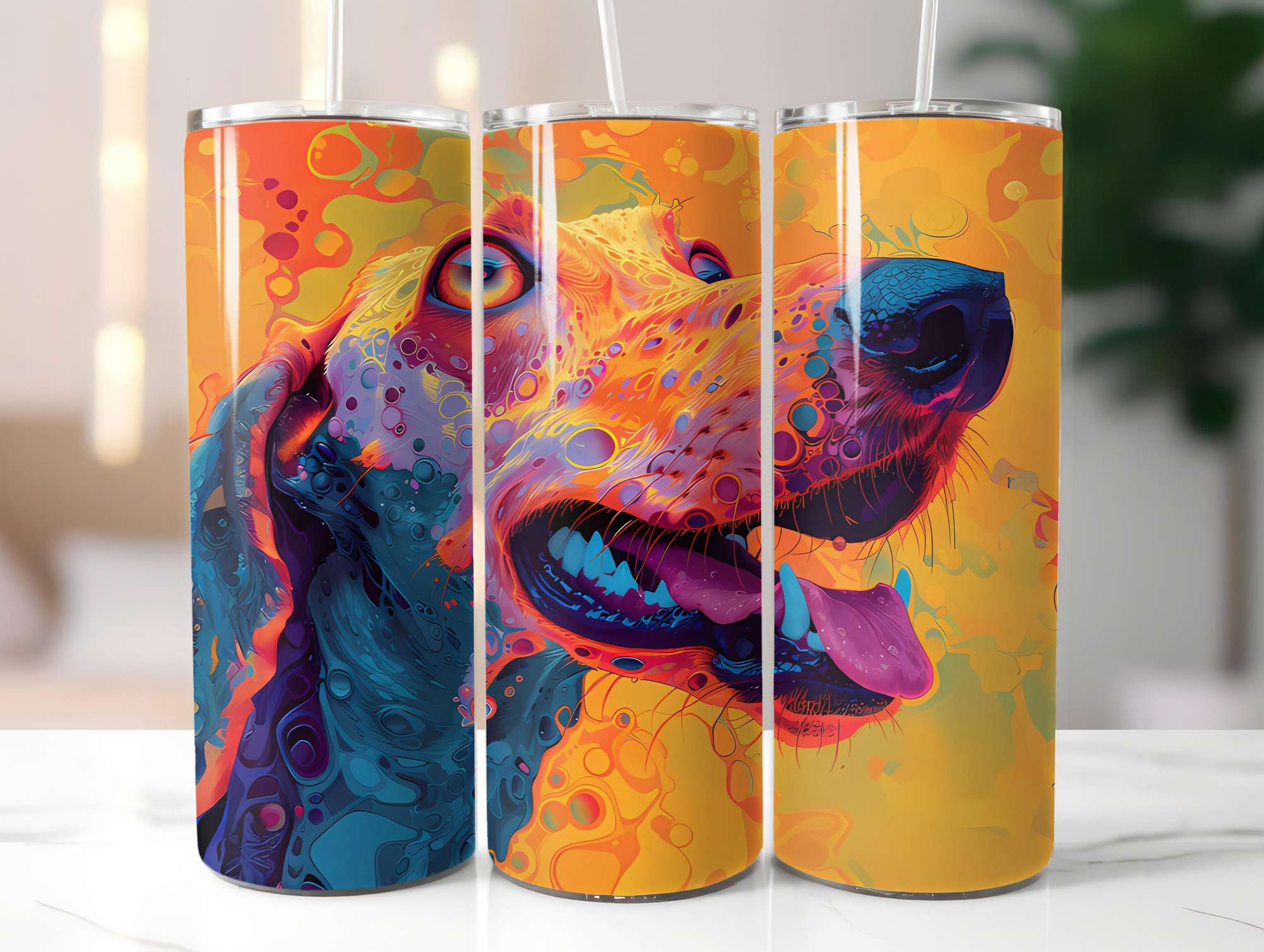 Dogs Summer 2 Tumbler Wrap - CraftNest - Digital Crafting and Art