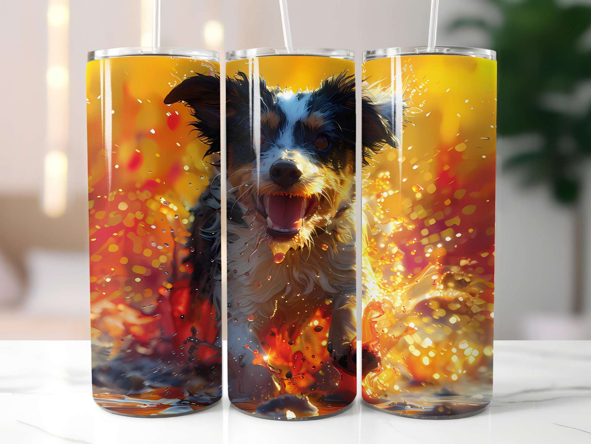 Dogs Summer 4 Tumbler Wrap - CraftNest - Digital Crafting and Art