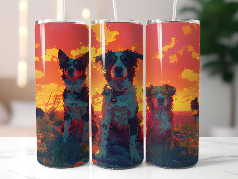 Dogs Summer 5 Tumbler Wrap - CraftNest - Digital Crafting and Art