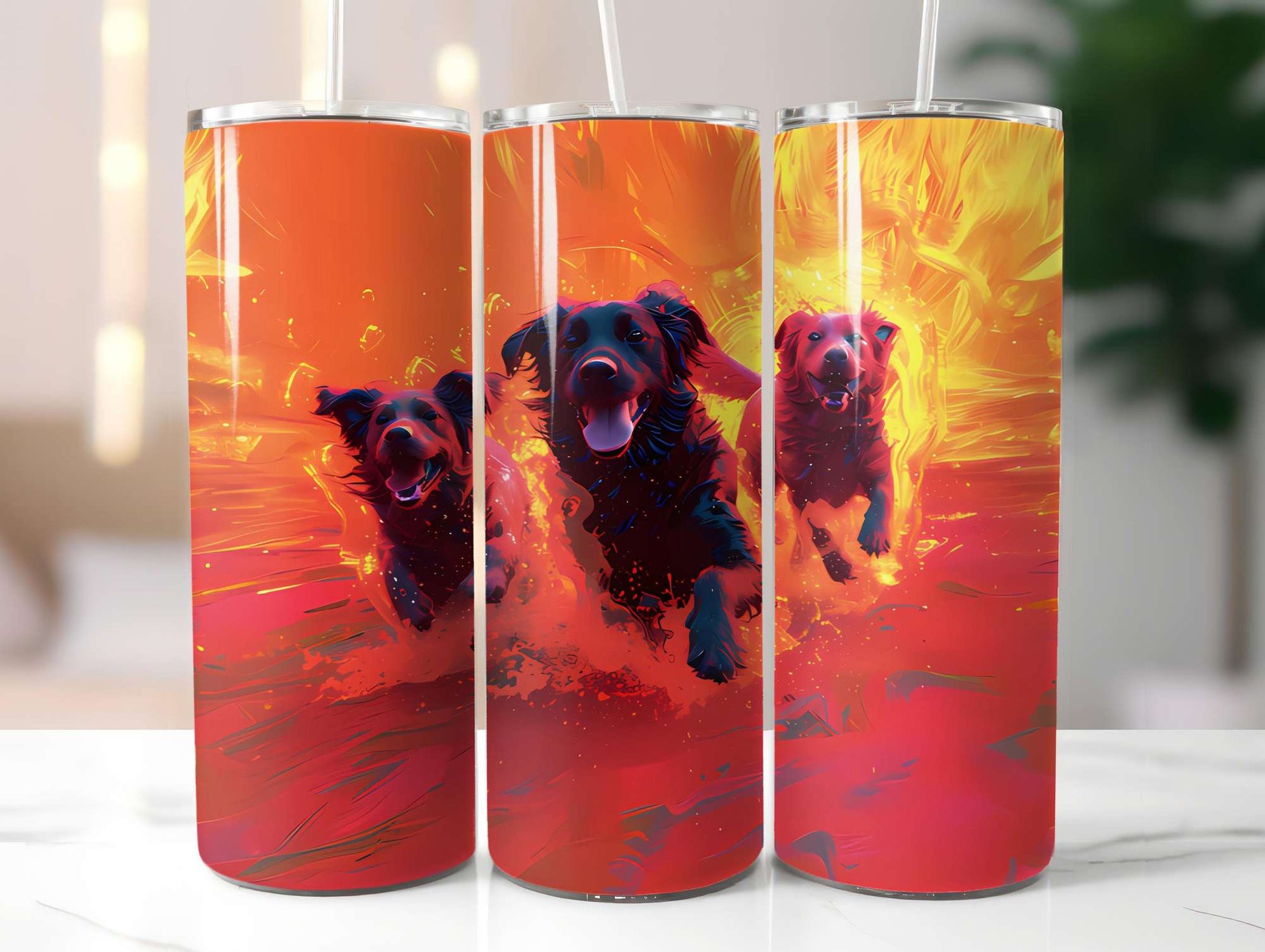 Dogs Summer 3 Tumbler Wrap - CraftNest - Digital Crafting and Art