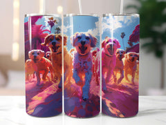 Dogs Summer 2 Tumbler Wrap - CraftNest - Digital Crafting and Art