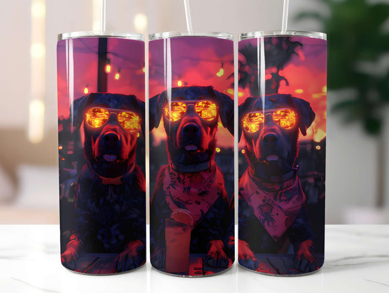 Dogs Summer 3 Tumbler Wrap - CraftNest - Digital Crafting and Art