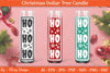 Dollar Candle Tree Christmas SVG Bundle