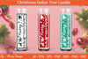 Dollar Candle Tree Christmas SVG Bundle