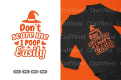 Don’t Scare Me Poop Easily Halloween SVG Bundle - CraftNest - Digital Crafting and Art