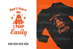 Don’t Scare Me Poop Easily Halloween SVG Bundle - CraftNest - Digital Crafting and Art