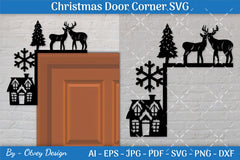 Door Corner Christmas SVG Bundle 3 - CraftNest - Digital Crafting and Art