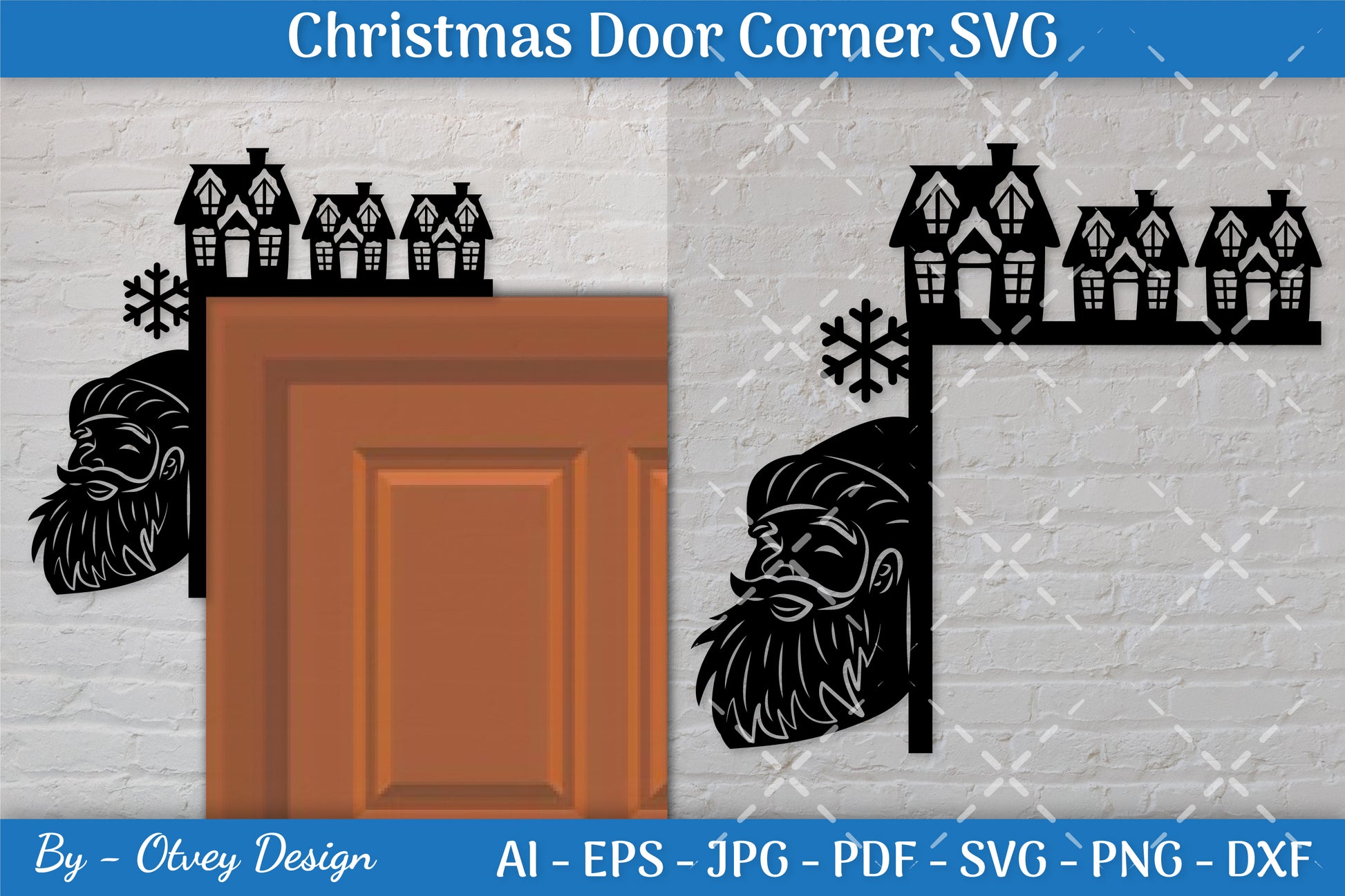 Door Corner Christmas SVG Bundle 5 - CraftNest - Digital Crafting and Art