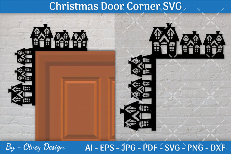 Door Corner Christmas SVG Bundle 6 - CraftNest - Digital Crafting and Art