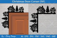 Door Corner Christmas SVG Bundle 7 - CraftNest - Digital Crafting and Art