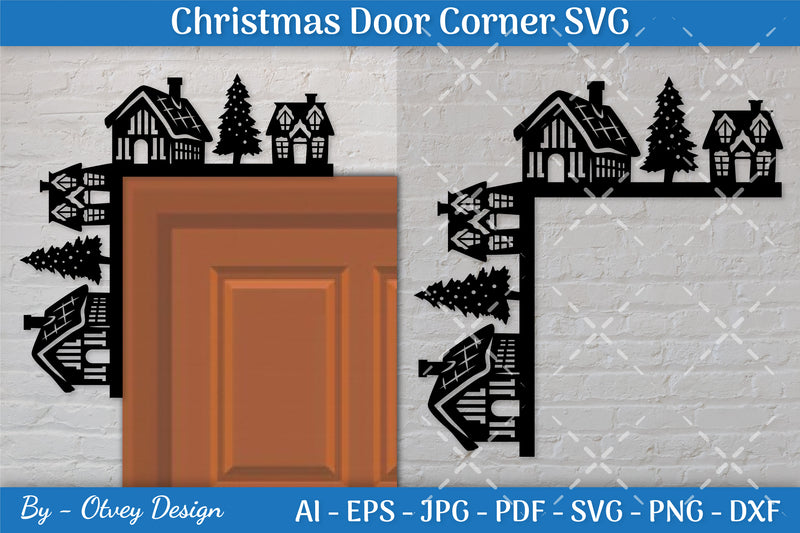 Door Corner Christmas SVG Bundle 7 - CraftNest - Digital Crafting and Art