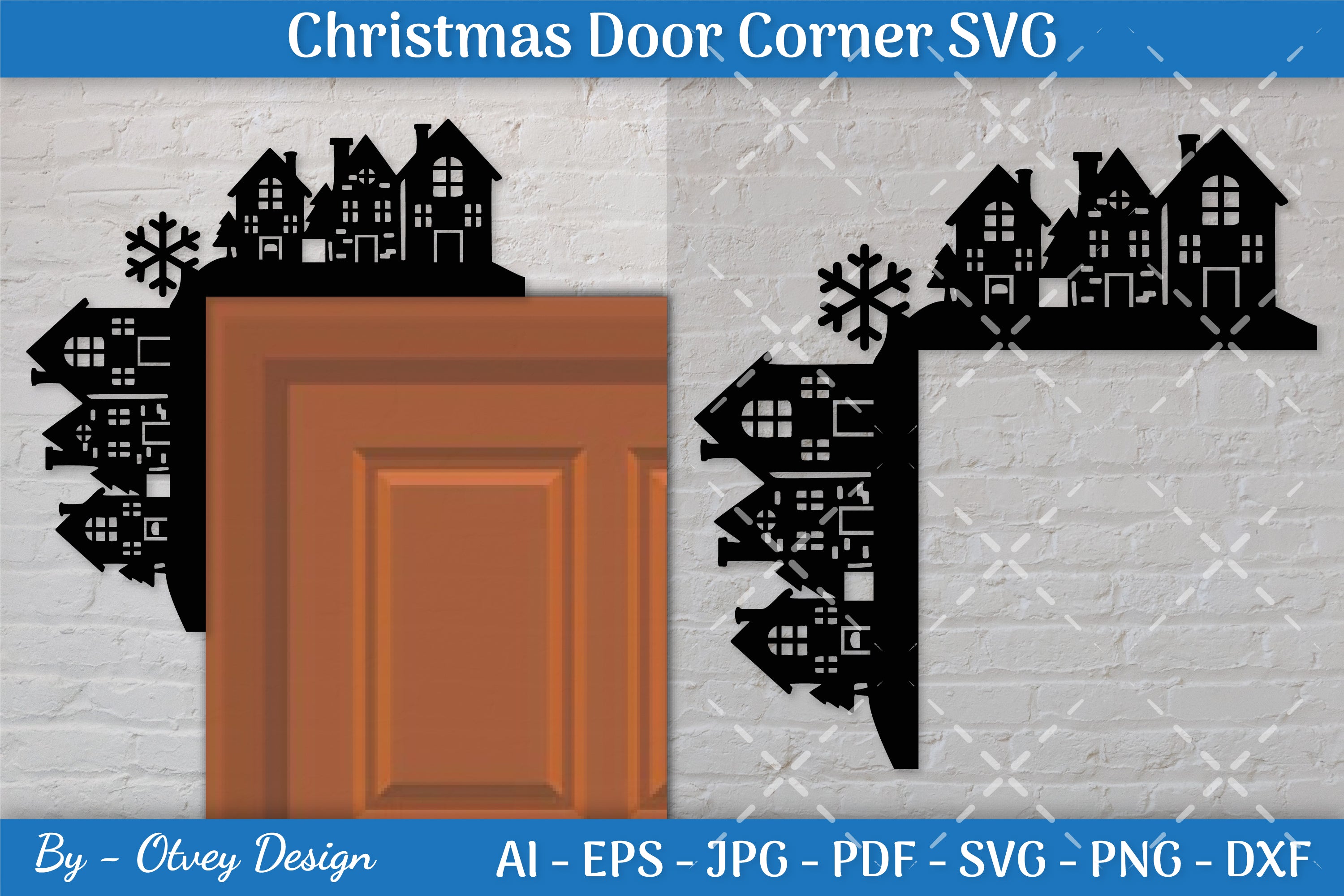 Door Corner Christmas SVG Bundle 8 - CraftNest - Digital Crafting and Art
