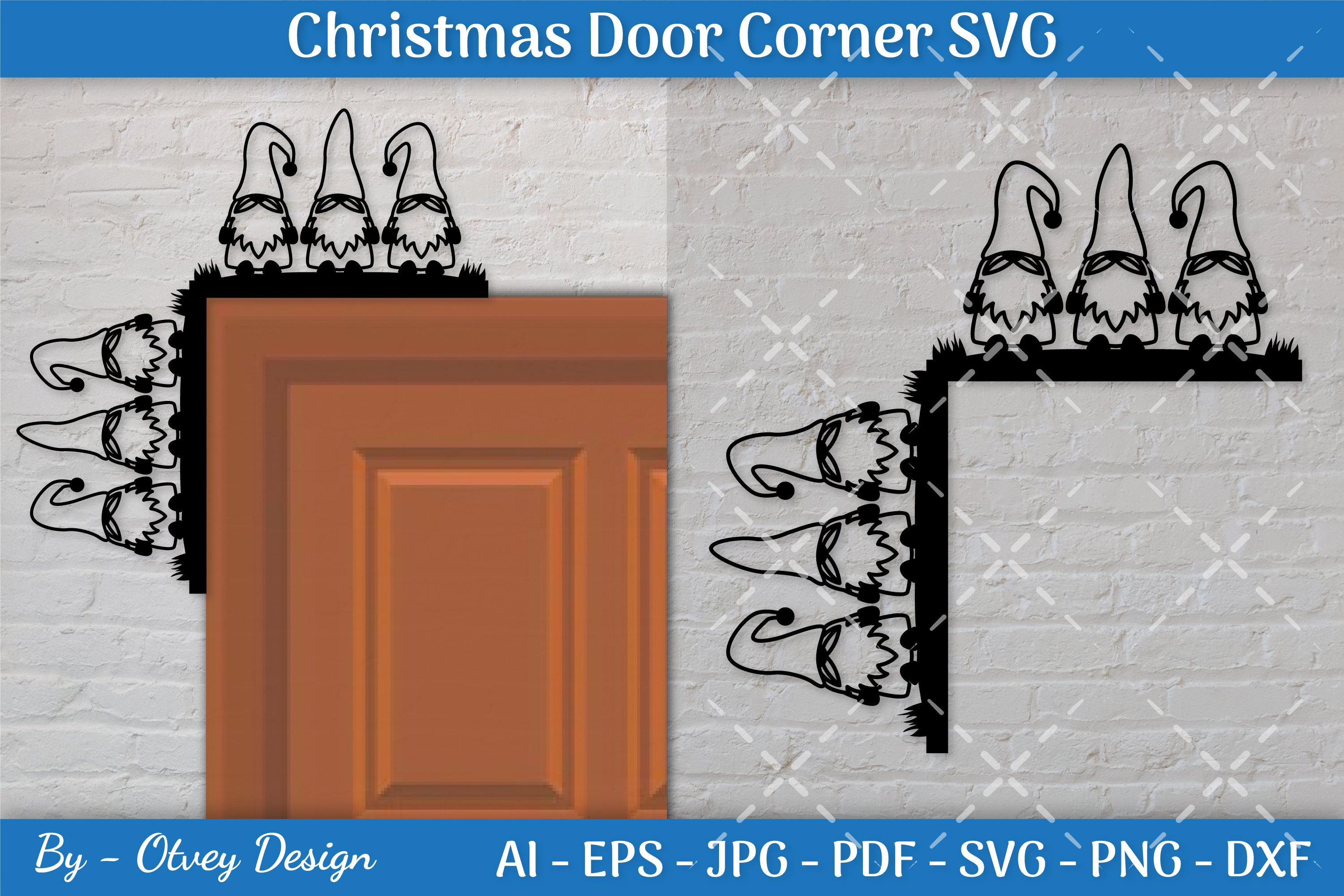 Door Corner Christmas SVG Bundle 11 - CraftNest - Digital Crafting and Art
