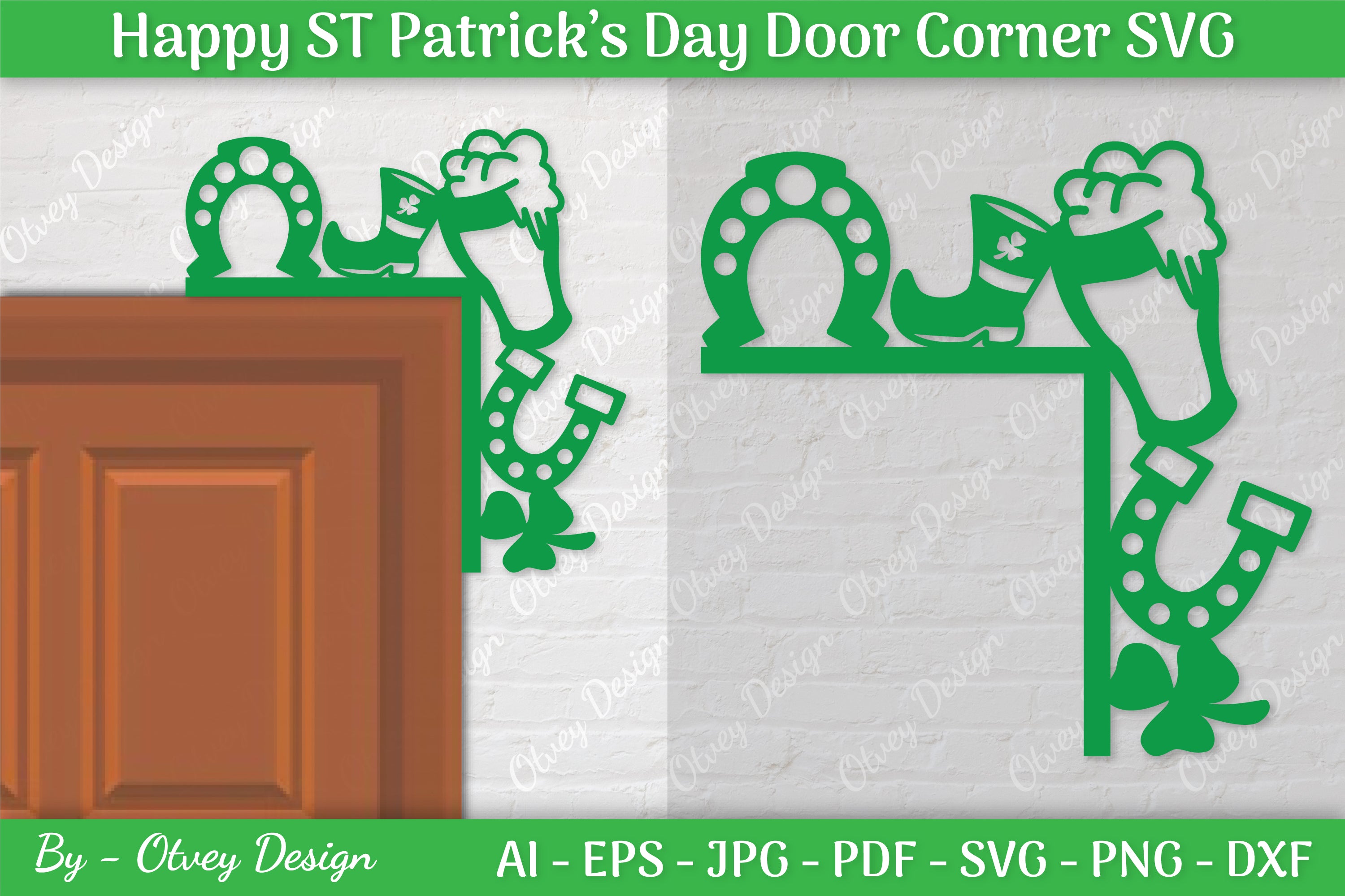 St. Patrick's Day Door Corner SVG Bundle 2 - CraftNest - Digital Crafting and Art
