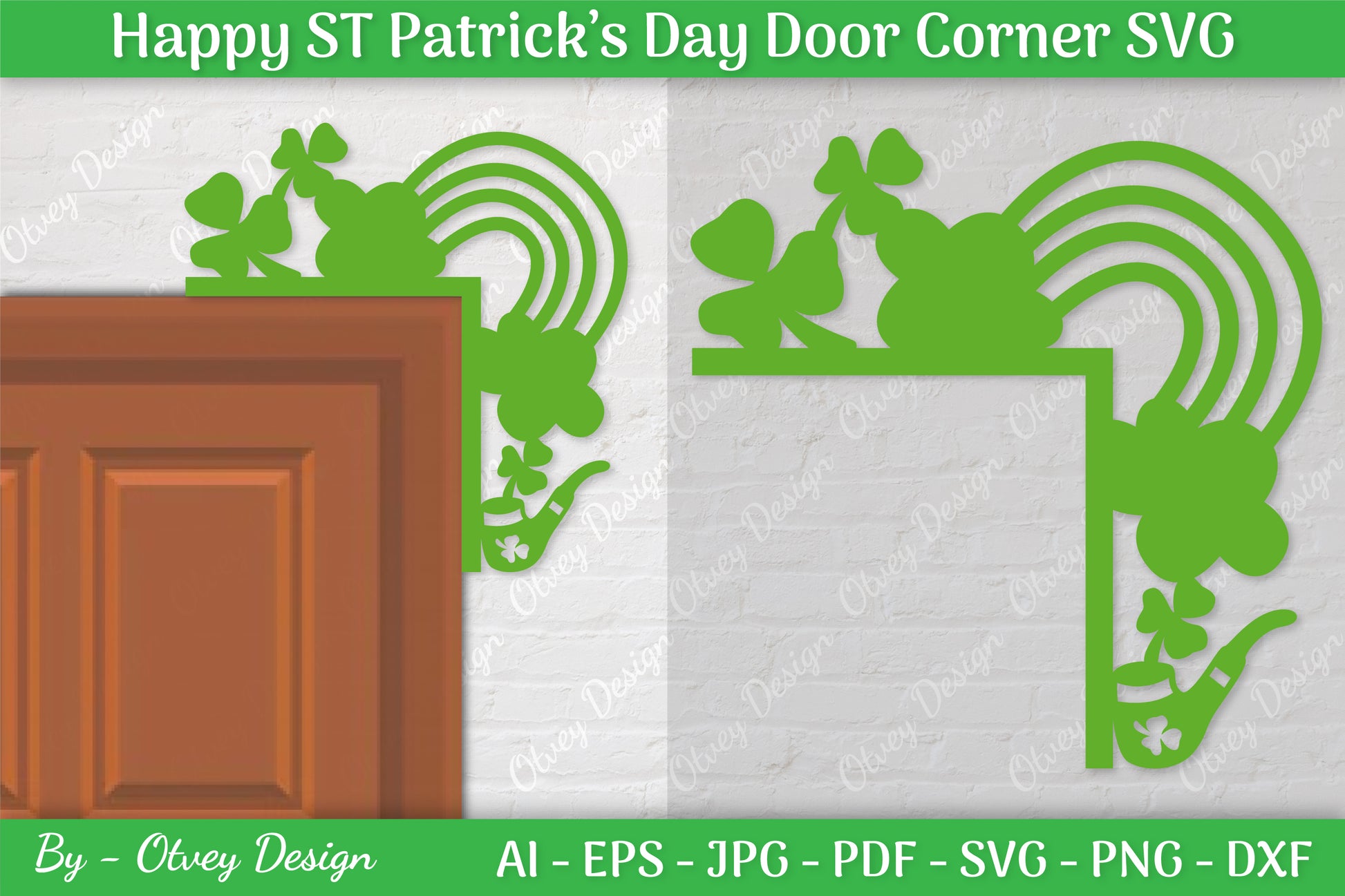 St. Patrick's Day Door Corner SVG Bundle 3 - CraftNest - Digital Crafting and Art