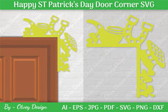St. Patrick's Day Door Corner SVG Bundle 9 - CraftNest - Digital Crafting and Art