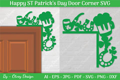 St. Patrick's Day Door Corner SVG Bundle 10 - CraftNest - Digital Crafting and Art