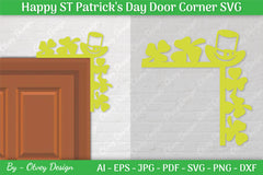 St. Patrick's Day Door Corner SVG Bundle 12 - CraftNest - Digital Crafting and Art