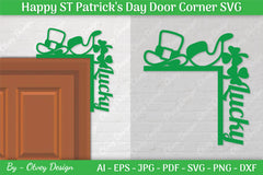 St. Patrick's Day Door Corner SVG Bundle 14 - CraftNest - Digital Crafting and Art