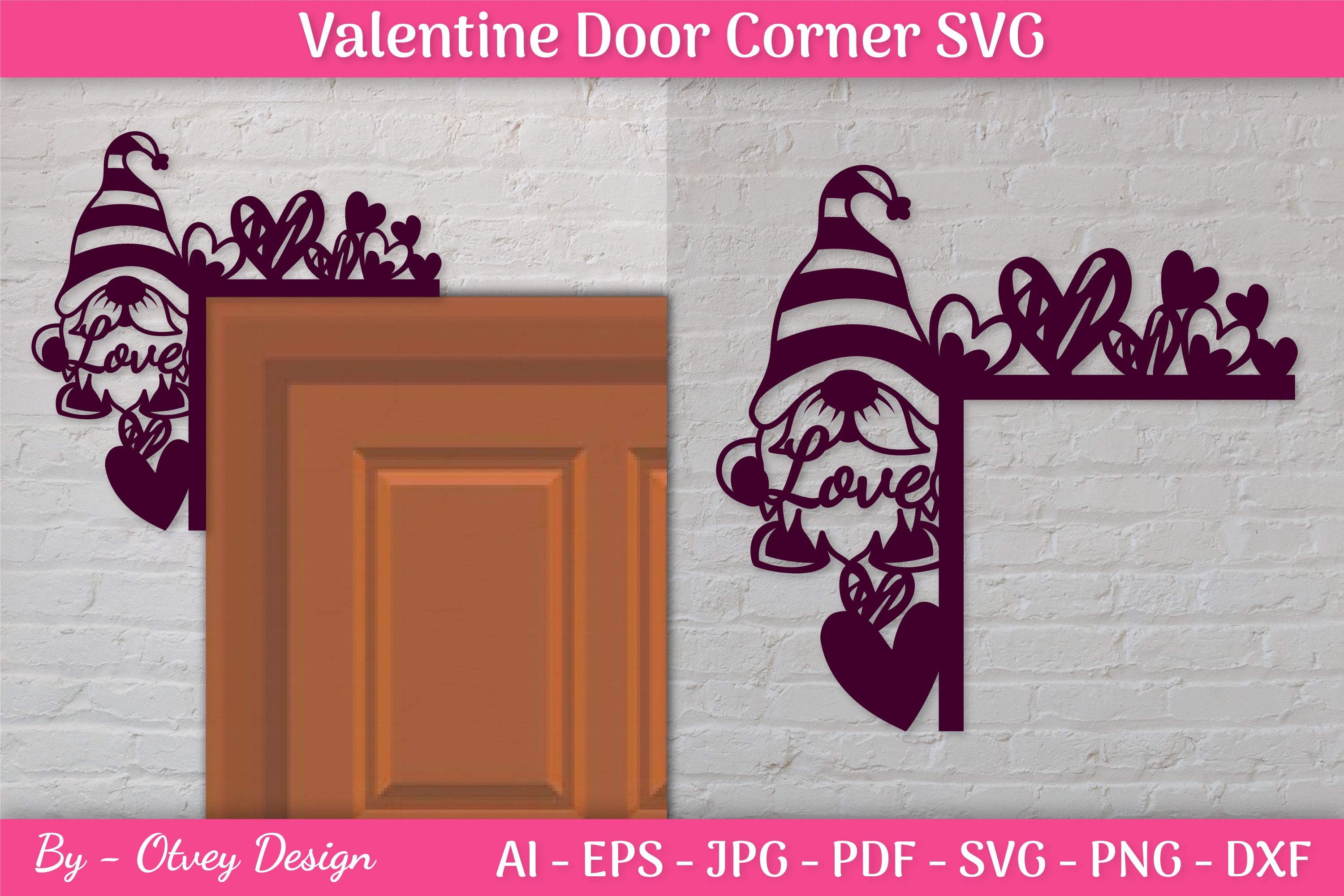 Door Corner Valentine SVG Bundle