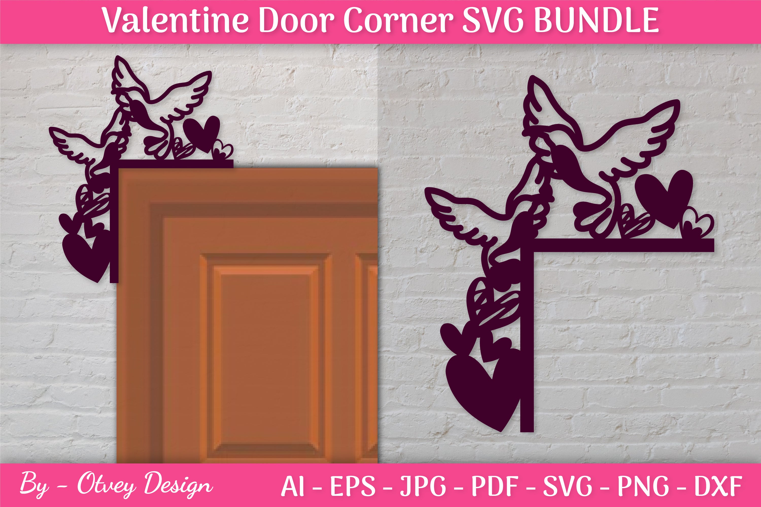 Door Corner Valentine SVG Bundle