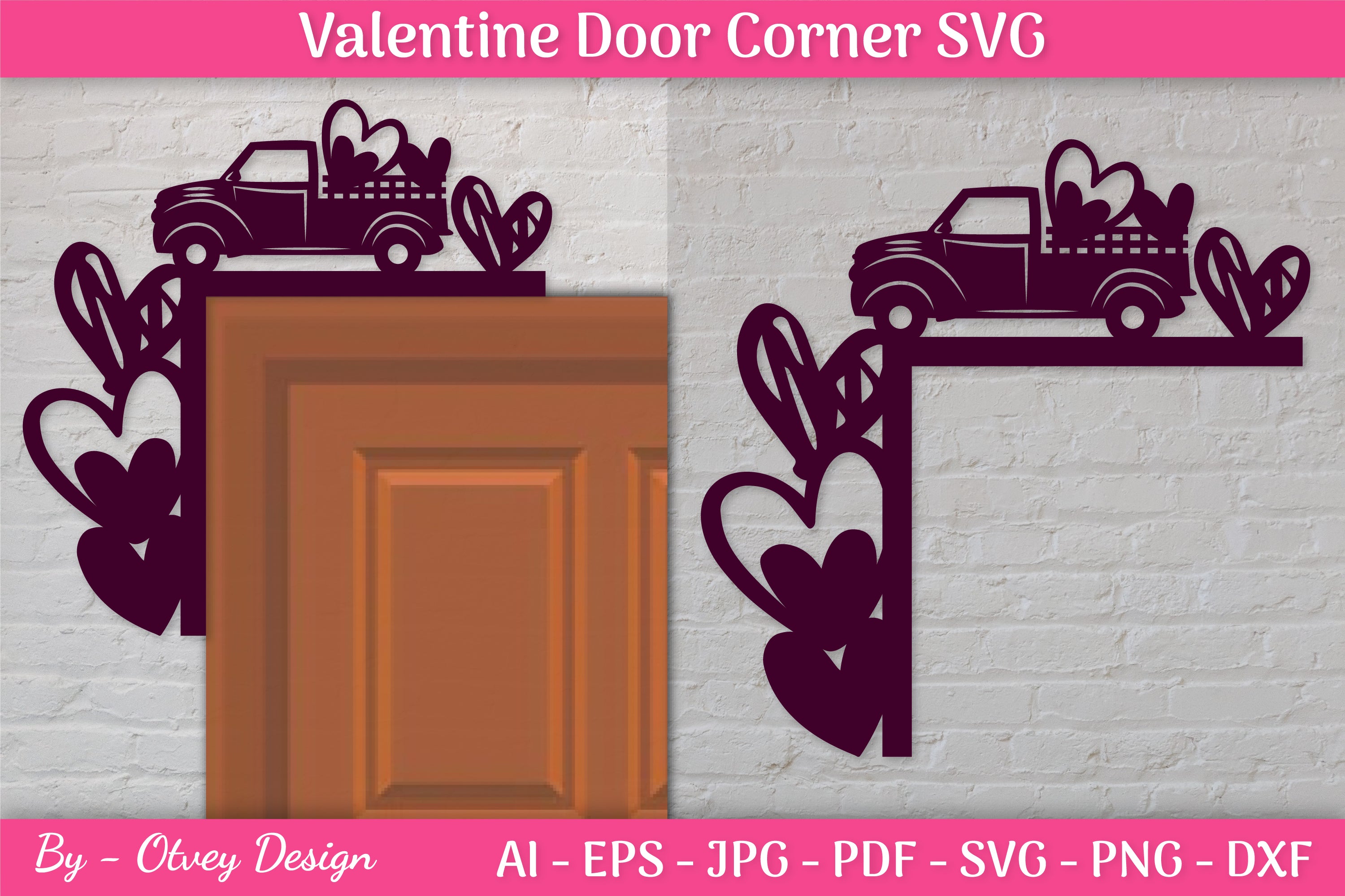 Door Corner Valentine SVG Bundle