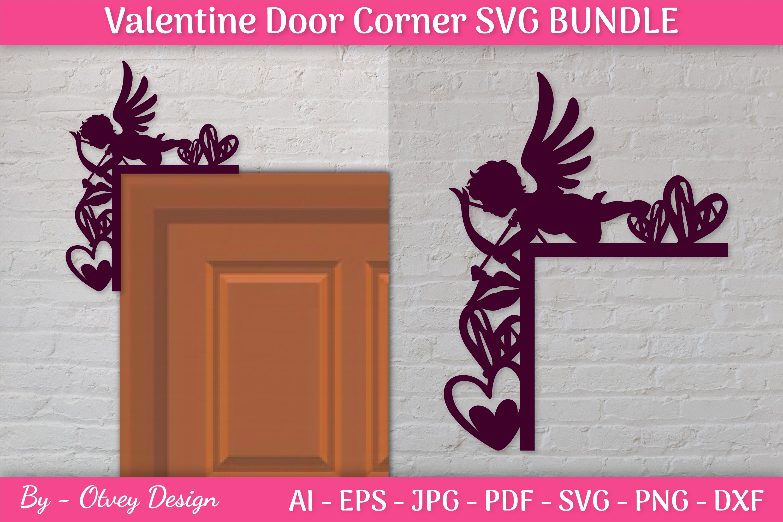 Door Corner Valentine SVG Bundle