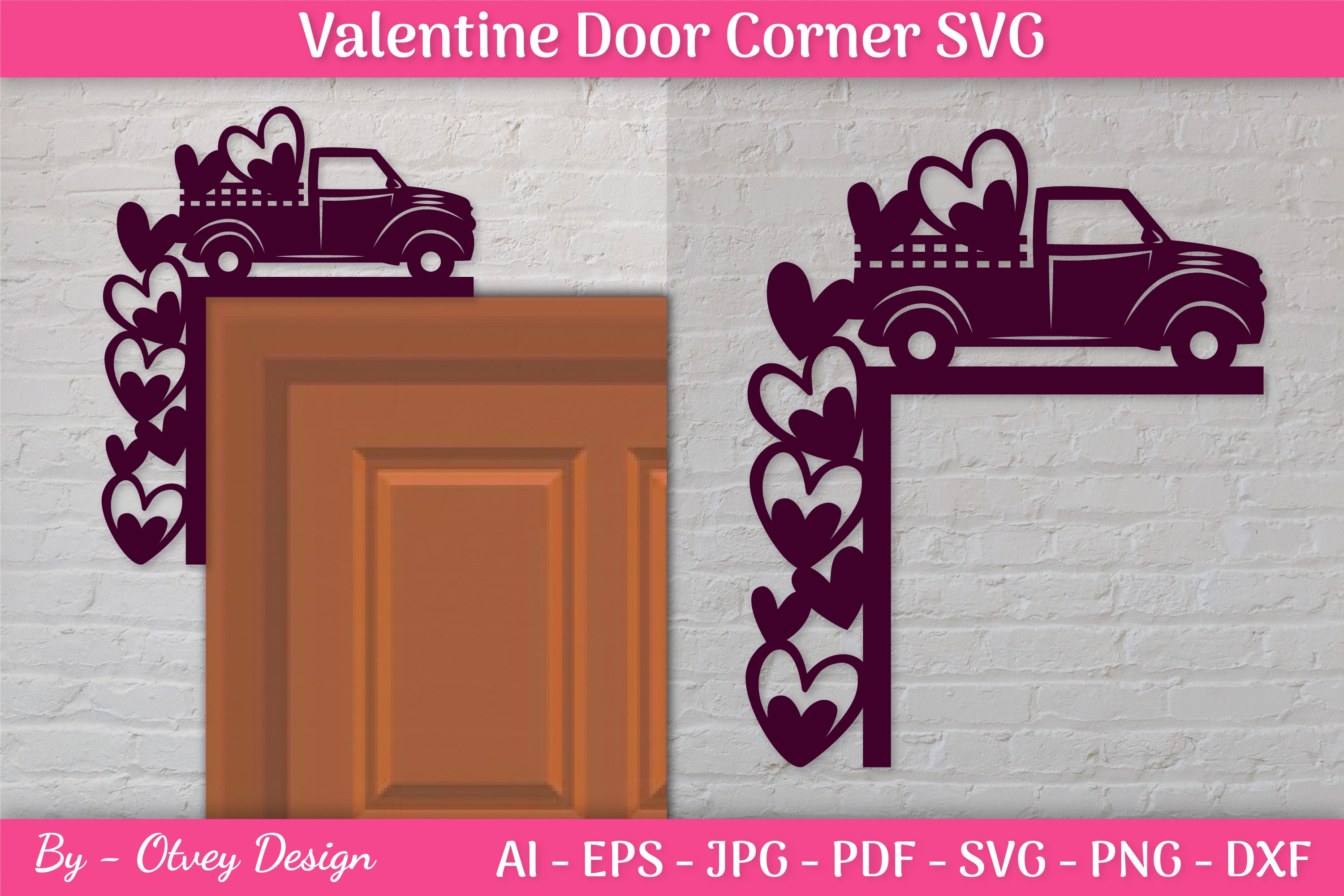 Door Corner Valentine SVG Bundle