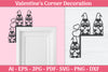Valentine's Day Gnomes Door Corner SVG Bundle