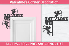 Valentine's Day Gnomes Door Corner SVG Bundle 6 - CraftNest - Digital Crafting and Art