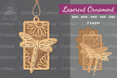 Dragonfly Laser Cut Ornament Clipart Bundle - CraftNest - Digital Crafting and Art