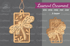 Dragonfly Laser Cut Ornament Clipart Bundle - CraftNest - Digital Crafting and Art
