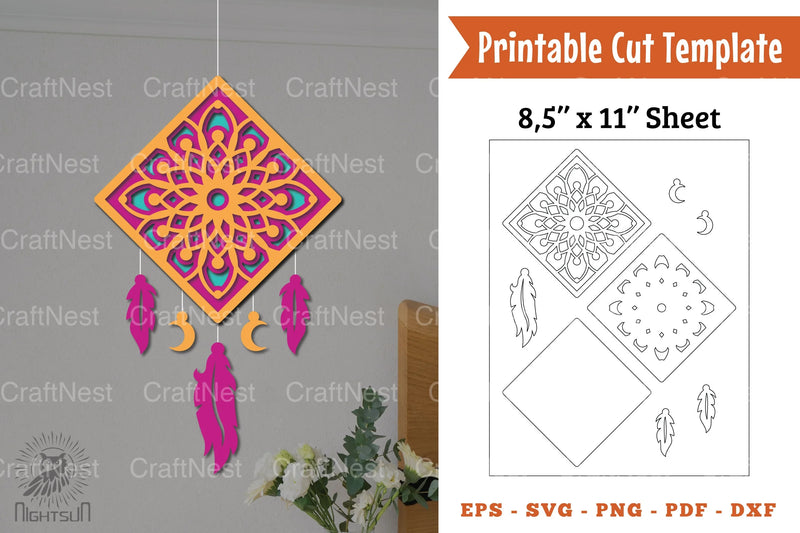 Dream Catcher Papercut Clipart Bundle - CraftNest - Digital Crafting and Art